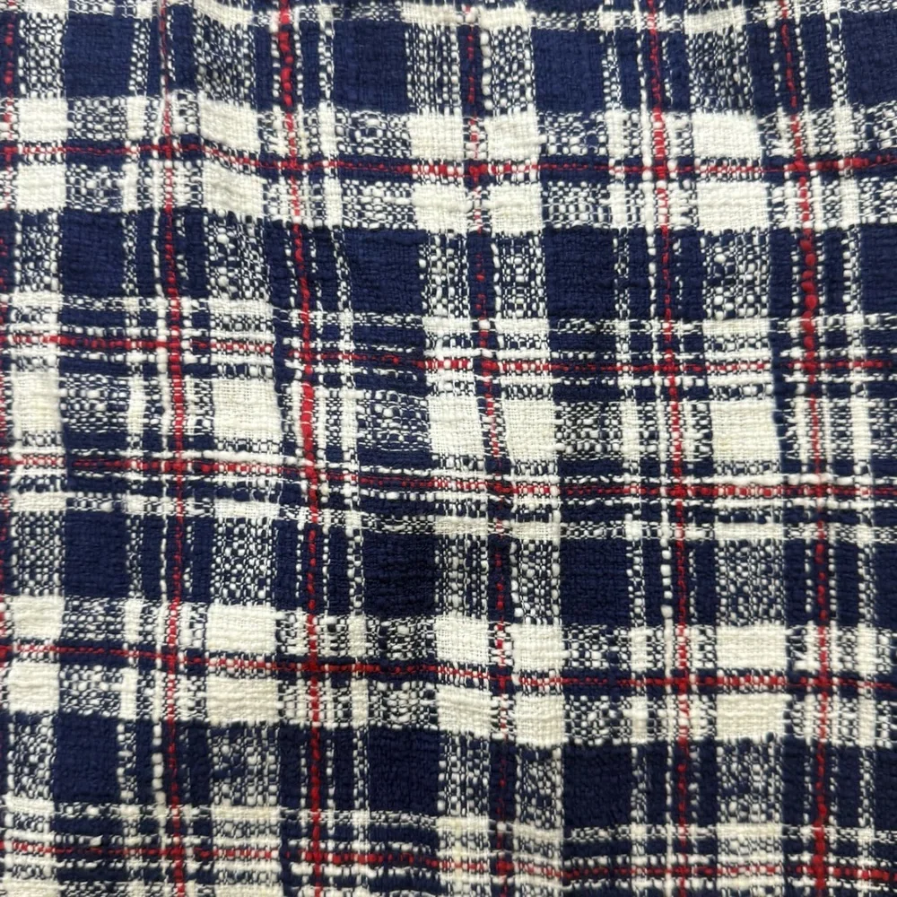 Brooks Brothers Dress Womens 8 Blue Tartain Plaid Sheath Sleeveless Lined Career - Picture 5 of 12